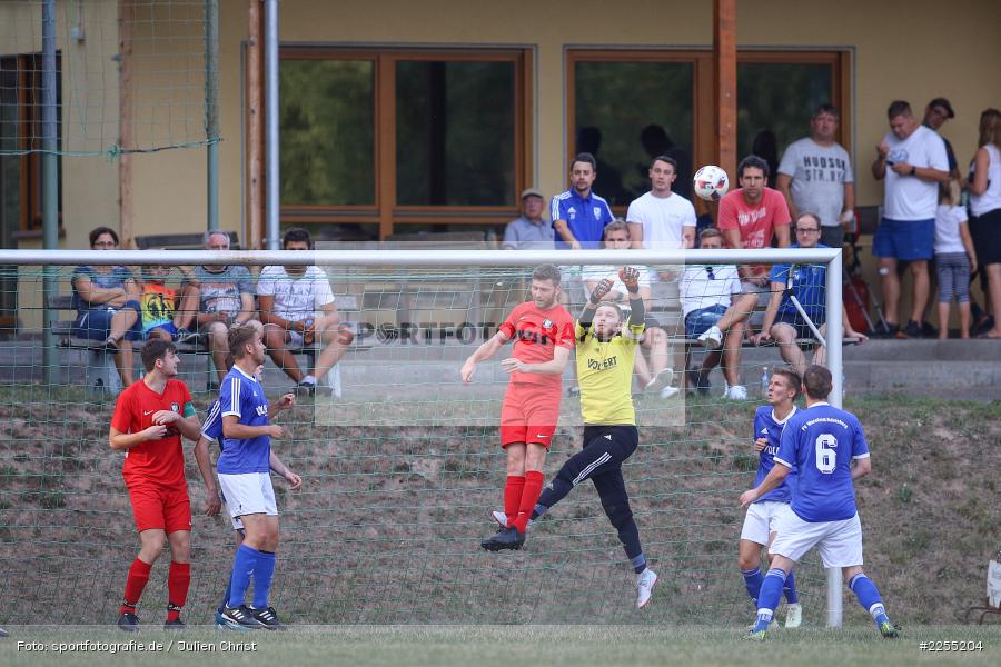 Kevin Gehrling, Michael Weigand, Adelsberg, 28.08.2019, Kreispokal, TuS Frammersbach, FV Wernfeld/Adelsberg - Bild-ID: 2255204 Kevin Gehrling, Michael Weigand, Adelsberg, 28.08.2019, Kreispokal, TuS Frammersbach, FV Wernfeld/Adelsberg - Bild-ID: 2255204