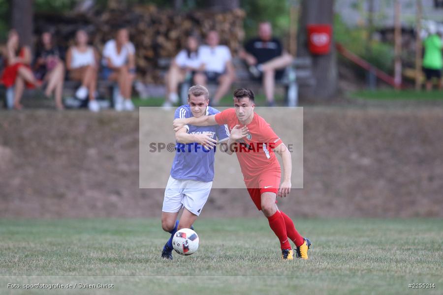 Mario Jaborek, Felix Schmitt, Adelsberg, 28.08.2019, Kreispokal, TuS Frammersbach, FV Wernfeld/Adelsberg - Bild-ID: 2255214