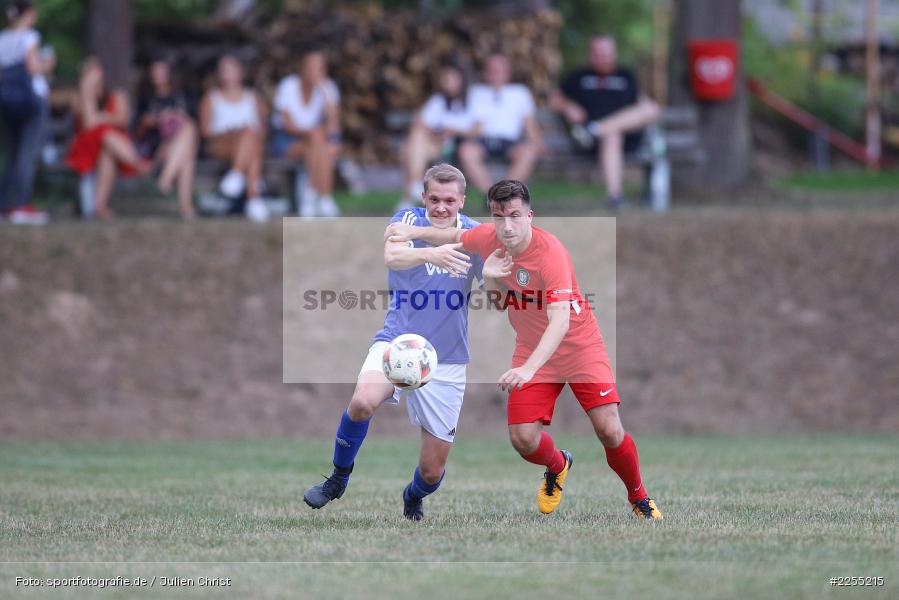Mario Jaborek, Felix Schmitt, Adelsberg, 28.08.2019, Kreispokal, TuS Frammersbach, FV Wernfeld/Adelsberg - Bild-ID: 2255215