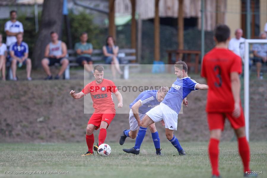 Mario Jaborek, Felix Schmitt, Adelsberg, 28.08.2019, Kreispokal, TuS Frammersbach, FV Wernfeld/Adelsberg - Bild-ID: 2255234