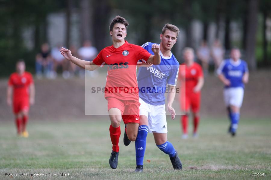Hannes Weber, Maximilian Franz, Adelsberg, 28.08.2019, Kreispokal, TuS Frammersbach, FV Wernfeld/Adelsberg - Bild-ID: 2255245