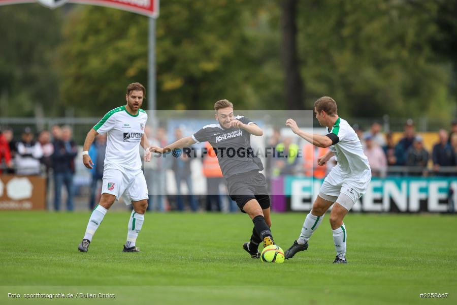 Nicolas Wirsching, Sebastian Stumpf, 07.09.2019, Bayernliga Nord, TSV Abtswind, TSV Karlburg - Bild-ID: 2258667
