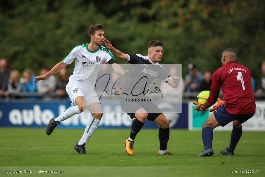 Marvin Fischer-Vallecilla, Max Wolf, Pascal Jeni, 07.09.2019, Bayernliga Nord, TSV Abtswind, TSV Karlburg - Bild-ID: 2258674 Marvin Fischer-Vallecilla, Max Wolf, Pascal Jeni, 07.09.2019, Bayernliga Nord, TSV Abtswind, TSV Karlburg - Bild-ID: 2258674