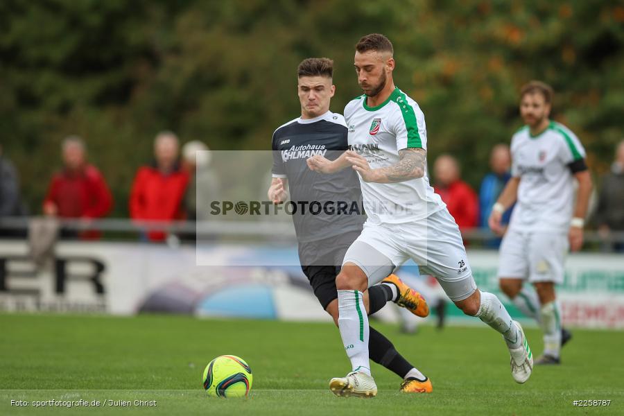 Pascal Jeni, Christopher Lenhart, 07.09.2019, Bayernliga Nord, TSV Abtswind, TSV Karlburg - Bild-ID: 2258787