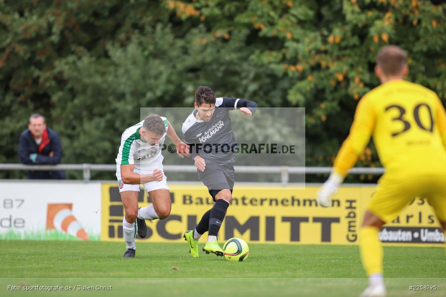 Max Hillenbrand, Steffen Bachmann, 07.09.2019, Bayernliga Nord, TSV Abtswind, TSV Karlburg - Bild-ID: 2258795