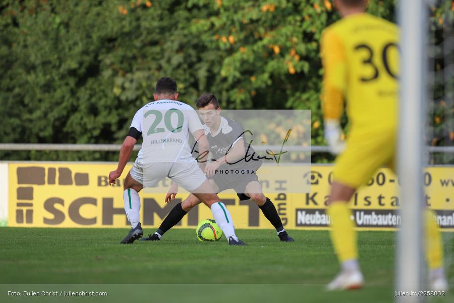 Max Hillenbrand, Paul Karle, 07.09.2019, Bayernliga Nord, TSV Abtswind, TSV Karlburg - Bild-ID: 2258802