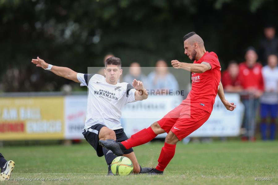 Jochen Schmitt, Atilla Aydogdu, 08.09.2019, Kreisliga Würzburg, FV Steinfeld/Hausen-Rohrbach, FV Gemünden/Seifriedsburg - Bild-ID: 2258842
