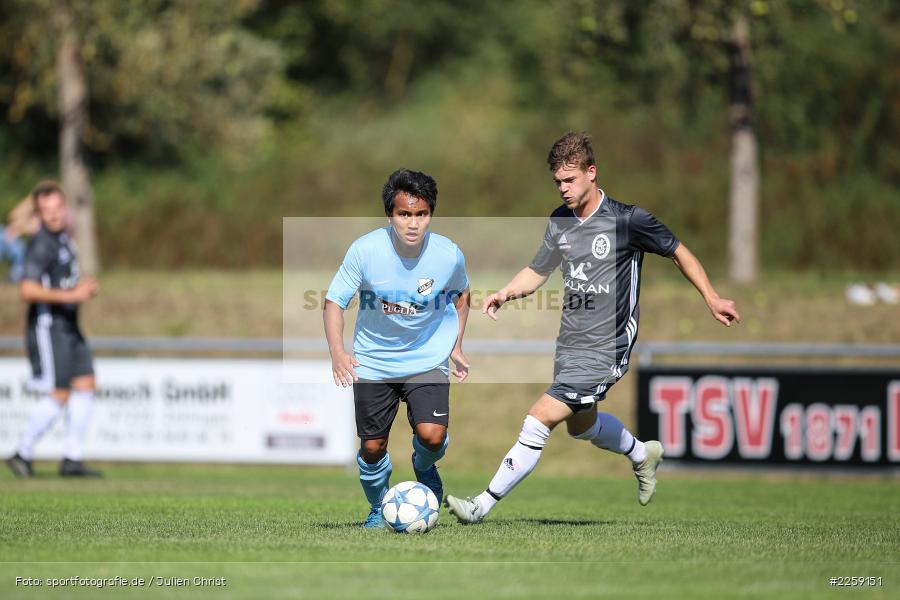 Thawatchai Pimsai, Kevin Heim, Bezirksliga West, 15.09.2019, TSV Keilberg, TSV Retzbach - Bild-ID: 2259151