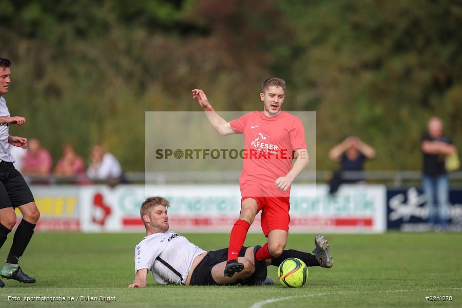 Felix Gold, Markus Mjalov, 22.09.2019, Kreisliga Würzburg, FV Gemünden/Seifriedsburg, TSV Karlburg II - Bild-ID: 2261278