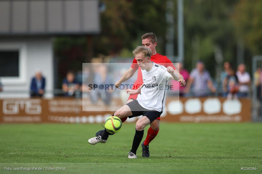 Maximilian Strick, Jan Vogt, 22.09.2019, Kreisliga Würzburg, FV Gemünden/Seifriedsburg, TSV Karlburg II - Bild-ID: 2261286 Maximilian Strick, Jan Vogt, 22.09.2019, Kreisliga Würzburg, FV Gemünden/Seifriedsburg, TSV Karlburg II - Bild-ID: 2261286
