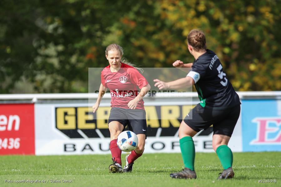 Anika Schmitt, 29.09.2019, Kreisliga Frauen, (SG) TV 73 Würzburg/SB DJK Würzburg 2, FV Karlstadt - Bild-ID: 2263018 Anika Schmitt, 29.09.2019, Kreisliga Frauen, (SG) TV 73 Würzburg/SB DJK Würzburg 2, FV Karlstadt - Bild-ID: 2263018
