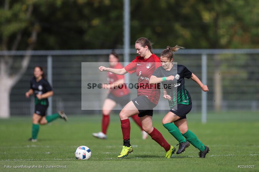 Alexandra Mehl, Rieke Sander, 29.09.2019, Kreisliga Frauen, (SG) TV 73 Würzburg/SB DJK Würzburg 2, FV Karlstadt - Bild-ID: 2263027 Alexandra Mehl, Rieke Sander, 29.09.2019, Kreisliga Frauen, (SG) TV 73 Würzburg/SB DJK Würzburg 2, FV Karlstadt - Bild-ID: 2263027