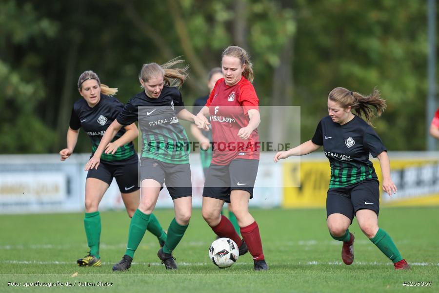 Milena Fischer, Franziska Westermeier, Sarah Weiglein, 29.09.2019, Kreisliga Frauen, (SG) TV 73 Würzburg/SB DJK Würzburg 2, FV Karlstadt - Bild-ID: 2263067