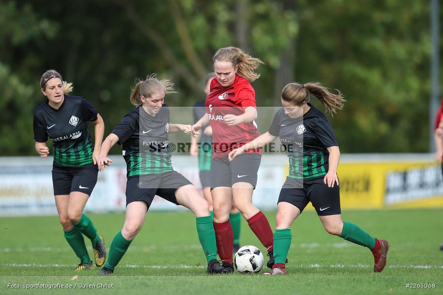 Milena Fischer, Franziska Westermeier, Sarah Weiglein, 29.09.2019, Kreisliga Frauen, (SG) TV 73 Würzburg/SB DJK Würzburg 2, FV Karlstadt - Bild-ID: 2263068