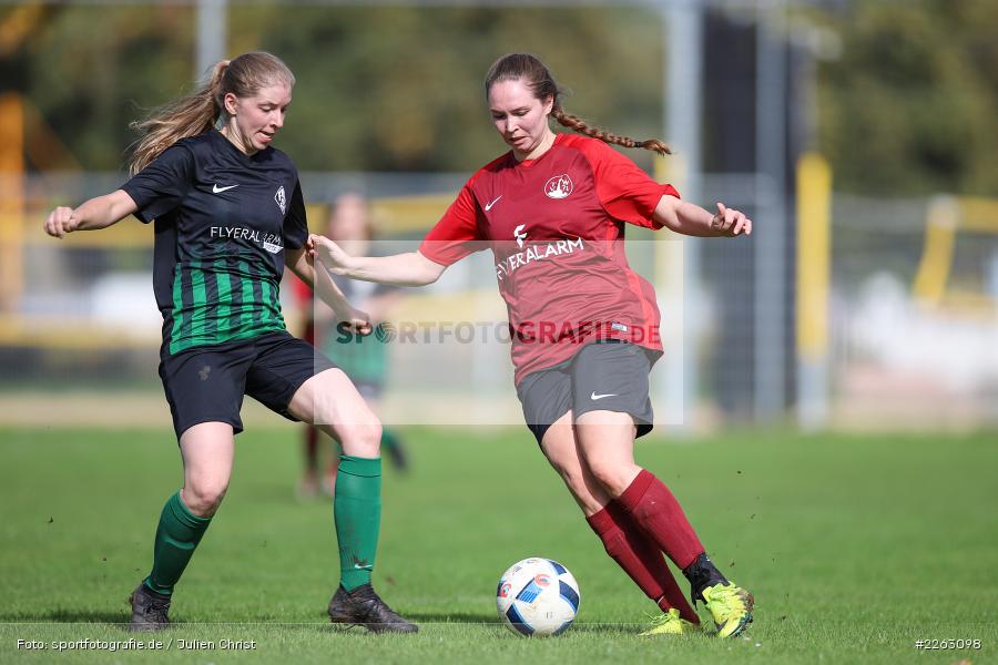 Rieke Sander, Sarah Weiglein, 29.09.2019, Kreisliga Frauen, (SG) TV 73 Würzburg/SB DJK Würzburg 2, FV Karlstadt - Bild-ID: 2263098 Rieke Sander, Sarah Weiglein, 29.09.2019, Kreisliga Frauen, (SG) TV 73 Würzburg/SB DJK Würzburg 2, FV Karlstadt - Bild-ID: 2263098