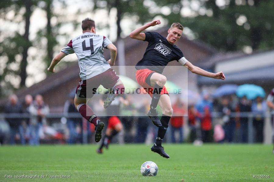 Nico Henig, Tim Strohmenger, Kreisliga Würzburg, 29.09.2019, SV Birkenfeld, FV Gemünden/Seifriedsburg - Bild-ID: 2263161