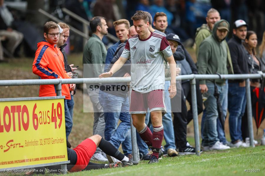 Artur Jurkin, Nico Henig, Kreisliga Würzburg, 29.09.2019, SV Birkenfeld, FV Gemünden/Seifriedsburg - Bild-ID: 2263217