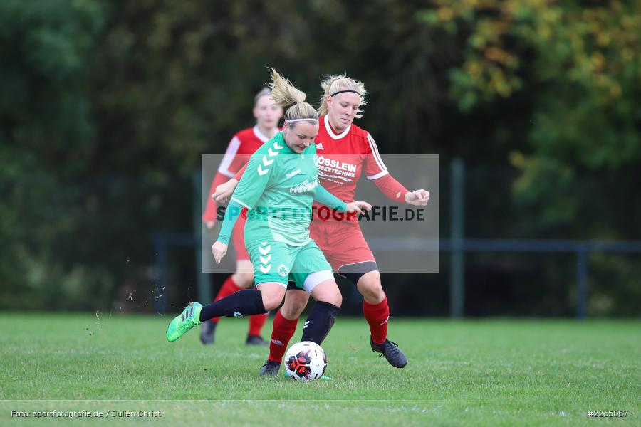 Lisa Blum, Stefanie Schubert, 03.10.2019, Landesliga Nord Frauen, SpVgg Greuther Fürth II, FC Karsbach - Bild-ID: 2265087