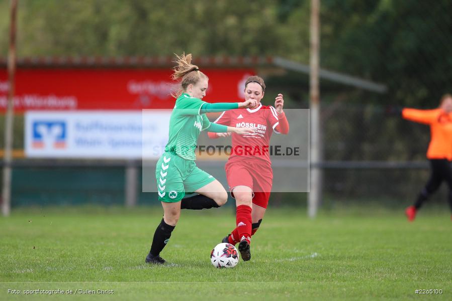 Amanda Sulewski, Angelina Müller, 03.10.2019, Landesliga Nord Frauen, SpVgg Greuther Fürth II, FC Karsbach - Bild-ID: 2265100