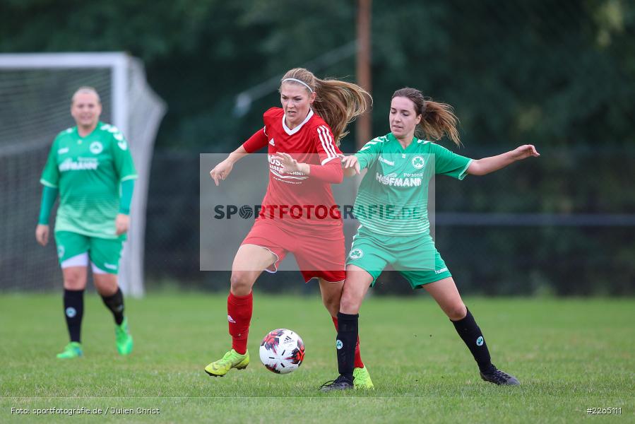 Lena Sponsel, Tamira Stegmann, 03.10.2019, Landesliga Nord Frauen, SpVgg Greuther Fürth II, FC Karsbach - Bild-ID: 2265111