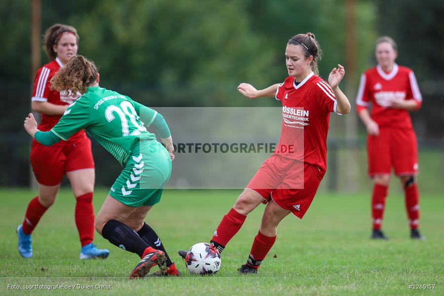 Antonia Bauer, Sophia Burkard, 03.10.2019, Landesliga Nord Frauen, SpVgg Greuther Fürth II, FC Karsbach - Bild-ID: 2265157
