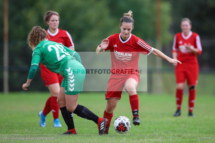 Antonia Bauer, Sophia Burkard, 03.10.2019, Landesliga Nord Frauen, SpVgg Greuther Fürth II, FC Karsbach - Bild-ID: 2265158