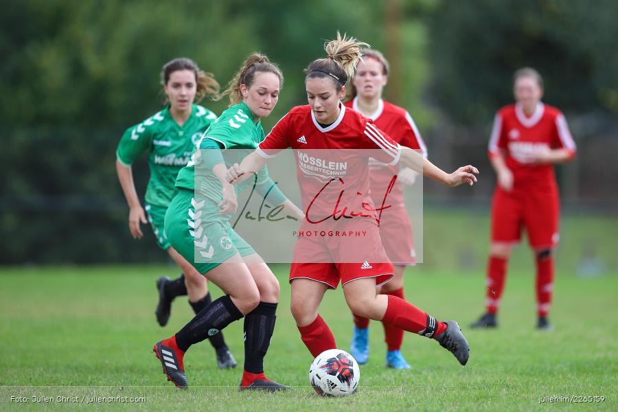 Antonia Bauer, Sophia Burkard, 03.10.2019, Landesliga Nord Frauen, SpVgg Greuther Fürth II, FC Karsbach - Bild-ID: 2265159