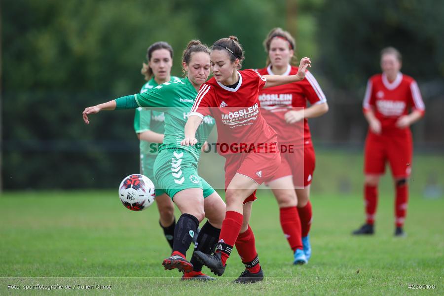 Antonia Bauer, Sophia Burkard, 03.10.2019, Landesliga Nord Frauen, SpVgg Greuther Fürth II, FC Karsbach - Bild-ID: 2265160