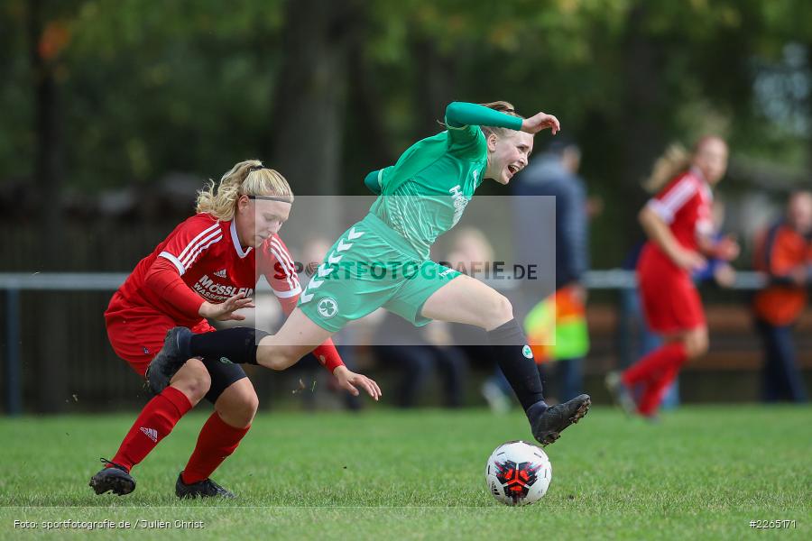 Lisa Blum, Amanda Sulewski, 03.10.2019, Landesliga Nord Frauen, SpVgg Greuther Fürth II, FC Karsbach - Bild-ID: 2265171 Lisa Blum, Amanda Sulewski, 03.10.2019, Landesliga Nord Frauen, SpVgg Greuther Fürth II, FC Karsbach - Bild-ID: 2265171