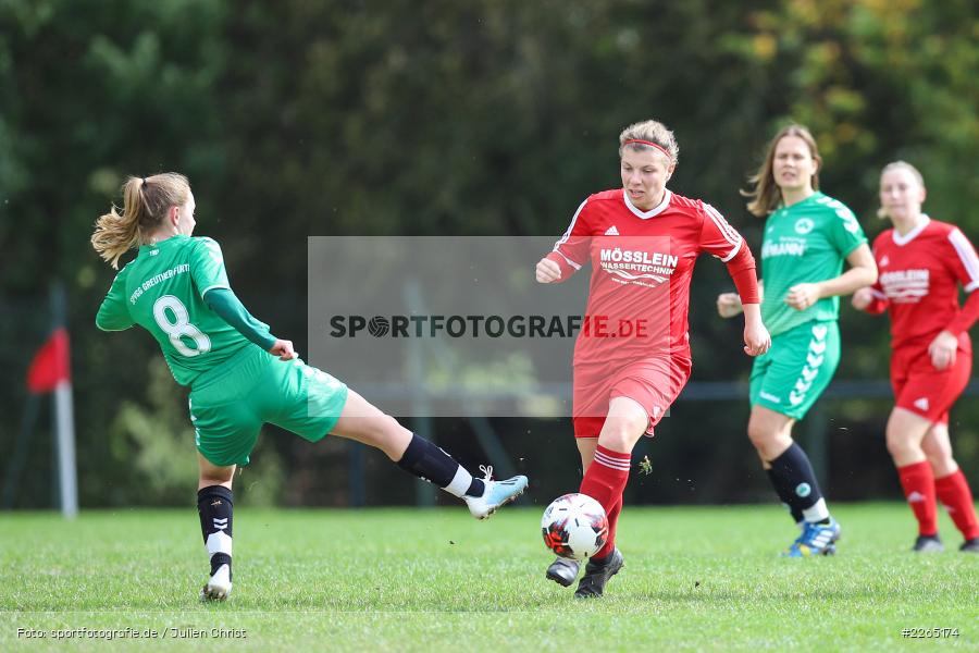 Alina Fuchs, Laura Rosenberger, 03.10.2019, Landesliga Nord Frauen, SpVgg Greuther Fürth II, FC Karsbach - Bild-ID: 2265174