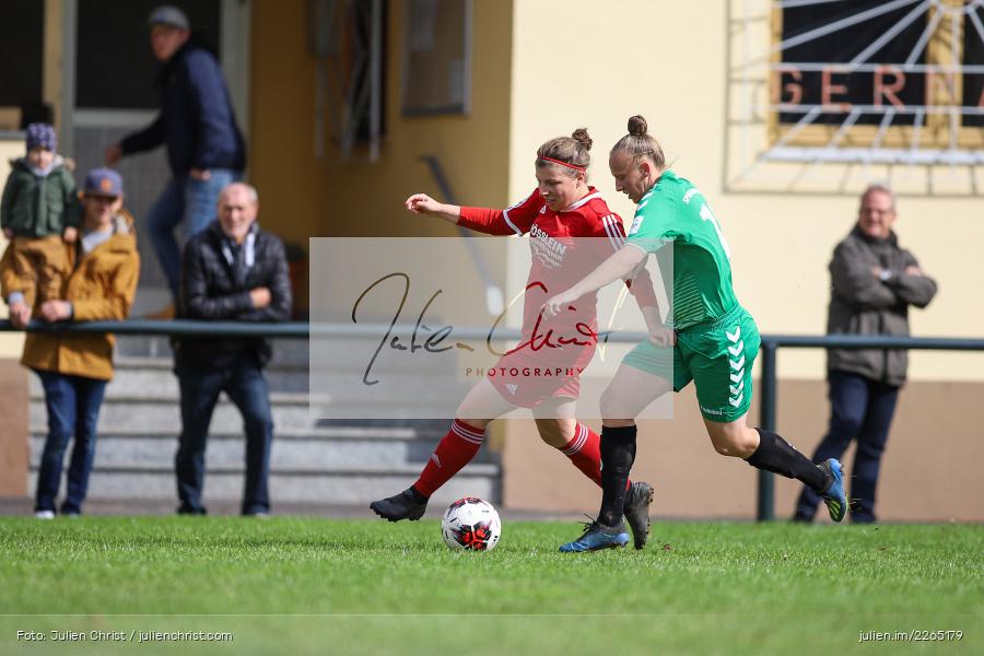 Laura Rosenberger, Francesca Hau, 03.10.2019, Landesliga Nord Frauen, SpVgg Greuther Fürth II, FC Karsbach - Bild-ID: 2265179