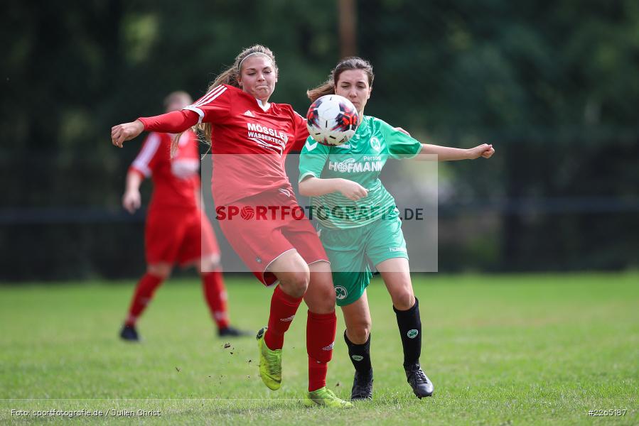 Lena Sponsel, Tamira Stegmann, 03.10.2019, Landesliga Nord Frauen, SpVgg Greuther Fürth II, FC Karsbach - Bild-ID: 2265187