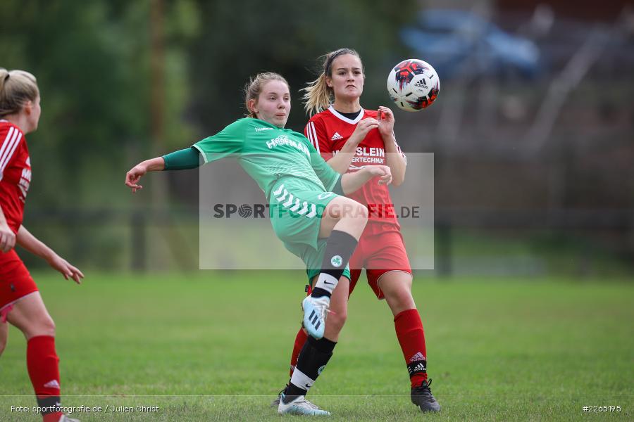 Alina Fuchs, Sophia Burkard, 03.10.2019, Landesliga Nord Frauen, SpVgg Greuther Fürth II, FC Karsbach - Bild-ID: 2265195