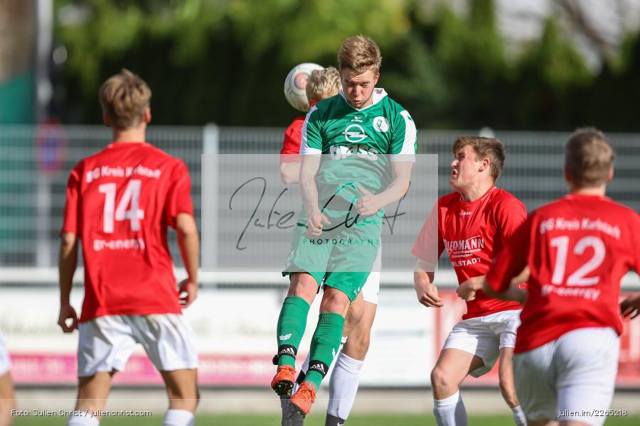 Mika Beckert, Toni Vogel, 03.10.2019, U19 Bezirksoberliga, (SG) TuS Frammersbach, (SG) FV Karlstadt - Bild-ID: 2265218 Mika Beckert, Toni Vogel, 03.10.2019, U19 Bezirksoberliga, (SG) TuS Frammersbach, (SG) FV Karlstadt - Bild-ID: 2265218
