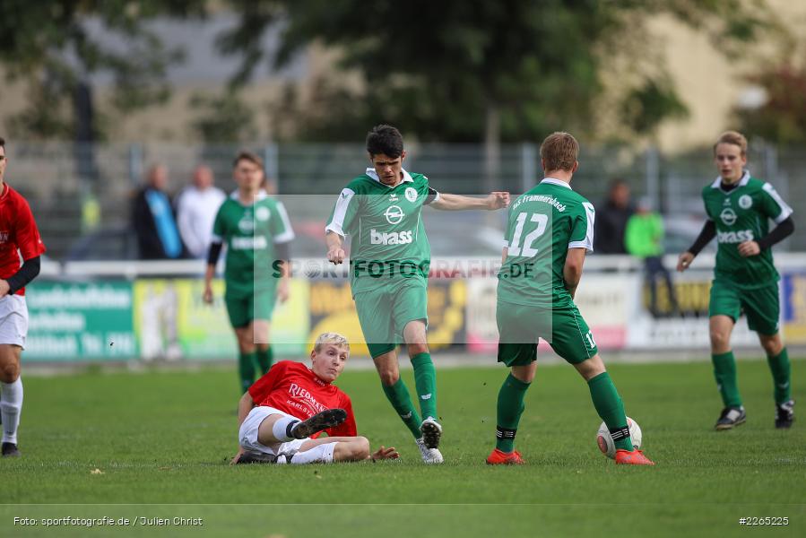 Mika Beckert, Kilian Blenk, 03.10.2019, U19 Bezirksoberliga, (SG) TuS Frammersbach, (SG) FV Karlstadt - Bild-ID: 2265225