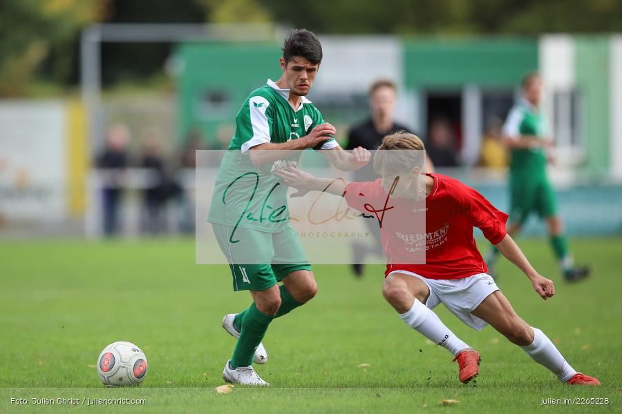 Kilian Blenk, Max Krug, 03.10.2019, U19 Bezirksoberliga, (SG) TuS Frammersbach, (SG) FV Karlstadt - Bild-ID: 2265228 Kilian Blenk, Max Krug, 03.10.2019, U19 Bezirksoberliga, (SG) TuS Frammersbach, (SG) FV Karlstadt - Bild-ID: 2265228