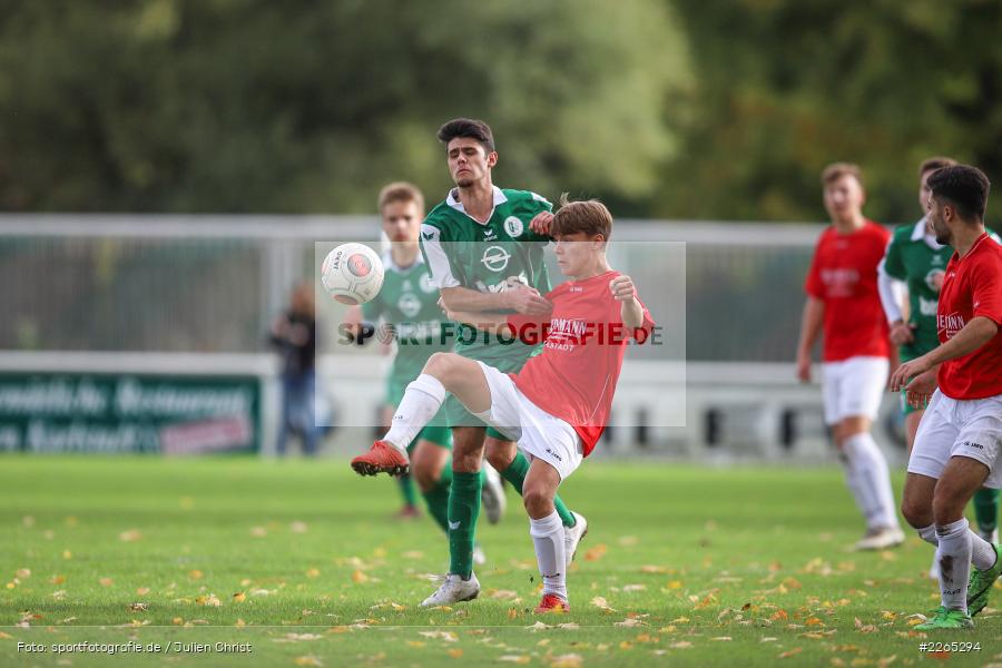 Kilian Blenk, Max Krug, 03.10.2019, U19 Bezirksoberliga, (SG) TuS Frammersbach, (SG) FV Karlstadt - Bild-ID: 2265294