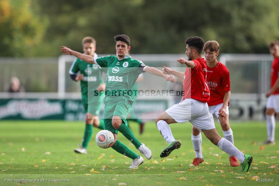 Elias Faris, Kilian Blenk, 03.10.2019, U19 Bezirksoberliga, (SG) TuS Frammersbach, (SG) FV Karlstadt - Bild-ID: 2265296