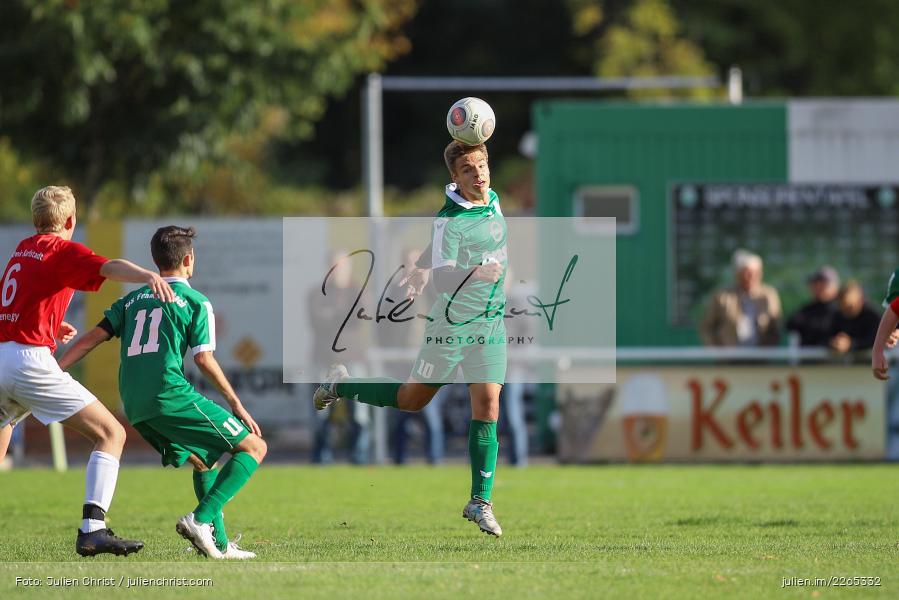 Philipp Küppers, 03.10.2019, U19 Bezirksoberliga, (SG) TuS Frammersbach, (SG) FV Karlstadt - Bild-ID: 2265332