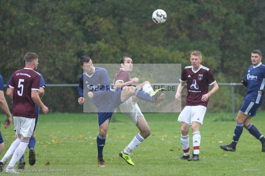 Christoph Landeck, Timo Maier, Kreisliga TBB, 06.10.2019, TSV Gerchsheim, Kickers DHK Wertheim - Bild-ID: 2266261