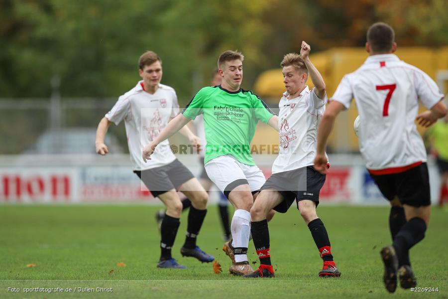 Christoph Nürnberger, Jannis Habel, 19.10.2019, U19 Bezirksoberliga Unterfranken, (SG) TSV/DJK Wiesentheid, (SG) FV Karlstadt - Bild-ID: 2269244