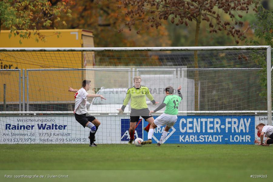 Moritz Seitzer, Elias Klein, Noah Edelhäuser, 19.10.2019, U19 Bezirksoberliga Unterfranken, (SG) TSV/DJK Wiesentheid, (SG) FV Karlstadt - Bild-ID: 2269263