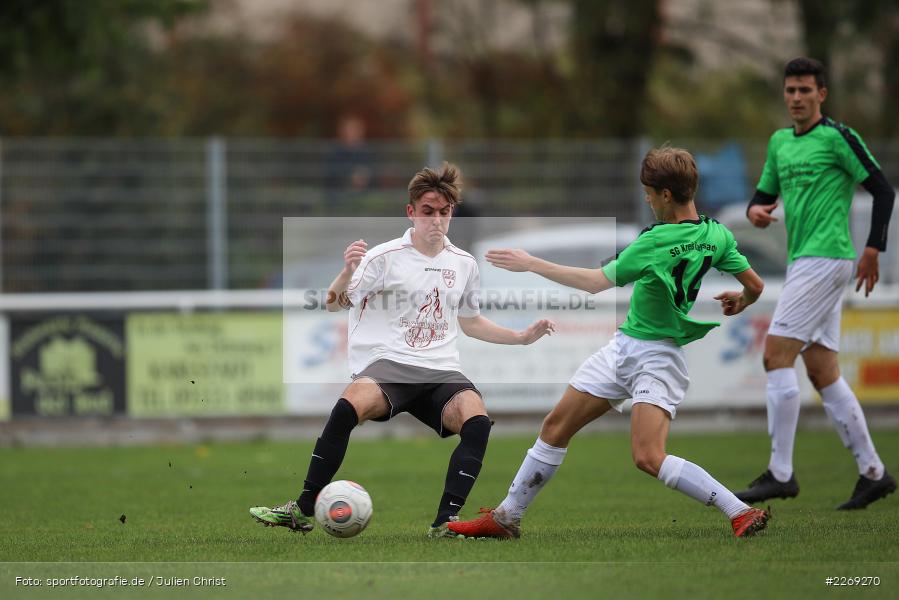 Max Krug, Lukas Möser, 19.10.2019, U19 Bezirksoberliga Unterfranken, (SG) TSV/DJK Wiesentheid, (SG) FV Karlstadt - Bild-ID: 2269270