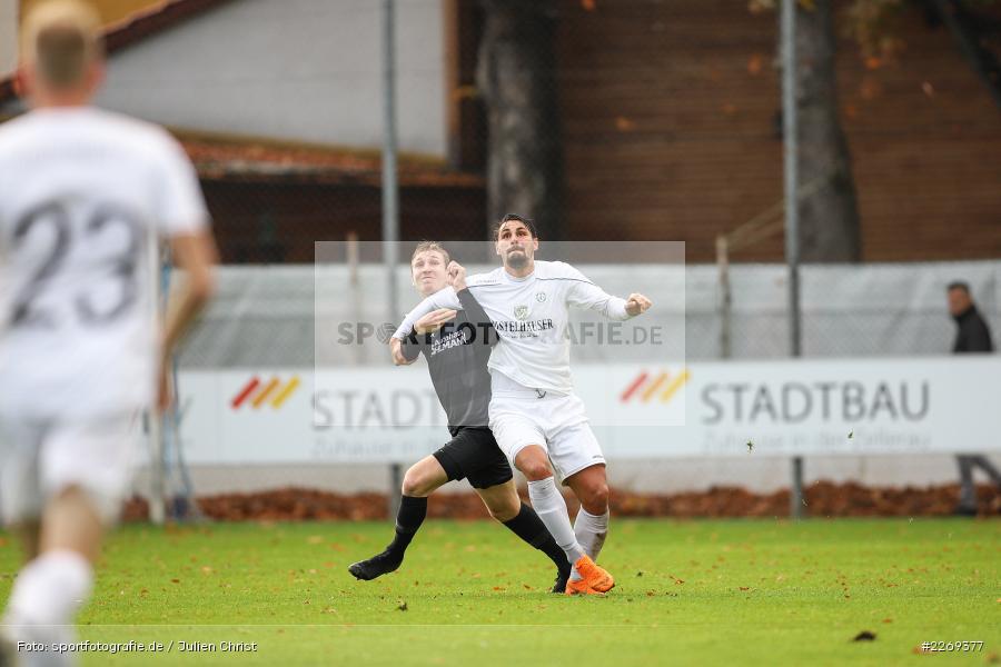 Marco Schiebel, Cristian Dan, 02.11.2019, Bayernliga Nord, TSV Karlburg, Würzburger FV - Bild-ID: 2269377 Marco Schiebel, Cristian Dan, 02.11.2019, Bayernliga Nord, TSV Karlburg, Würzburger FV - Bild-ID: 2269377