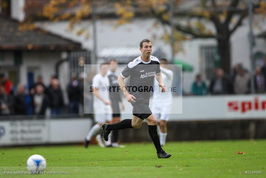Sebastian Fries, 02.11.2019, Bayernliga Nord, TSV Karlburg, Würzburger FV - Bild-ID: 2269391