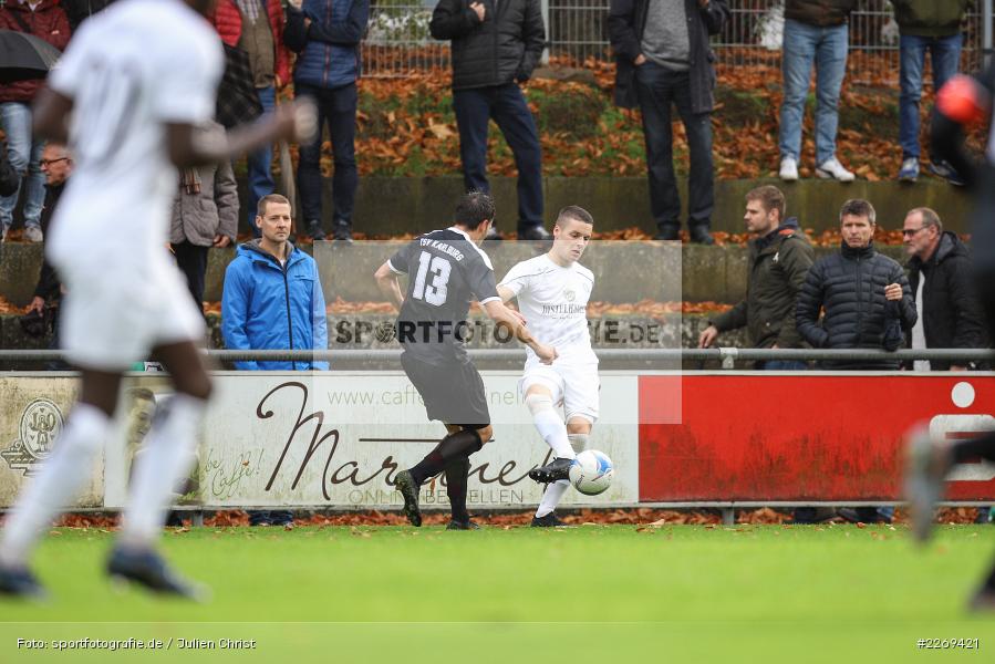 Dennie Michel, Andreas Köhler, 02.11.2019, Bayernliga Nord, TSV Karlburg, Würzburger FV - Bild-ID: 2269421