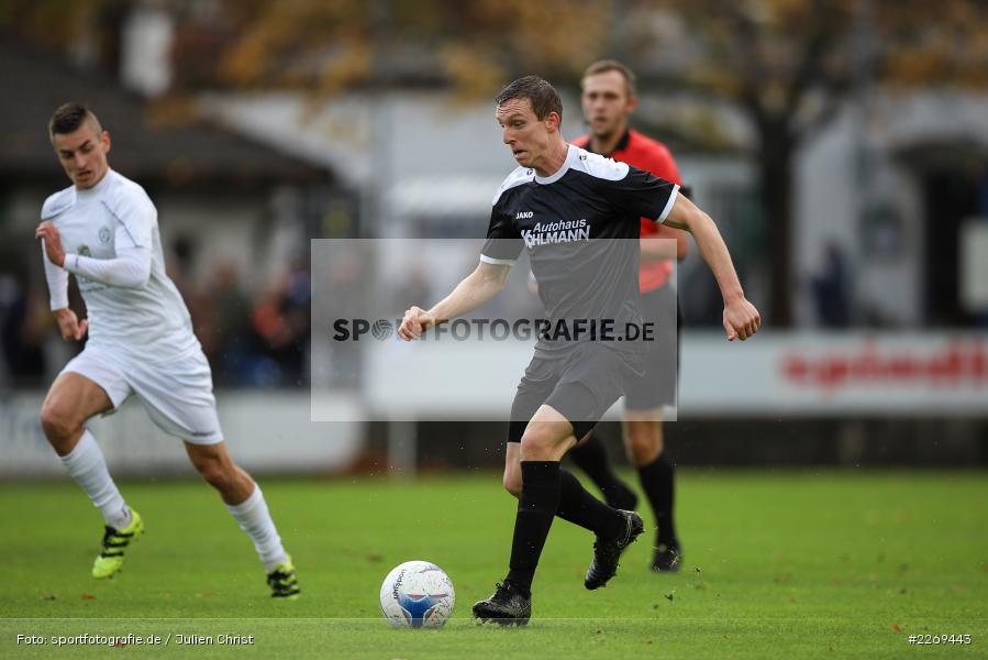 Sebastian Fries, 02.11.2019, Bayernliga Nord, TSV Karlburg, Würzburger FV - Bild-ID: 2269443