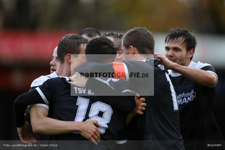 Manuel Römlein, Sebastian Fries, Jan Wabnitz, 02.11.2019, Bayernliga Nord, TSV Karlburg, Würzburger FV - Bild-ID: 2269451