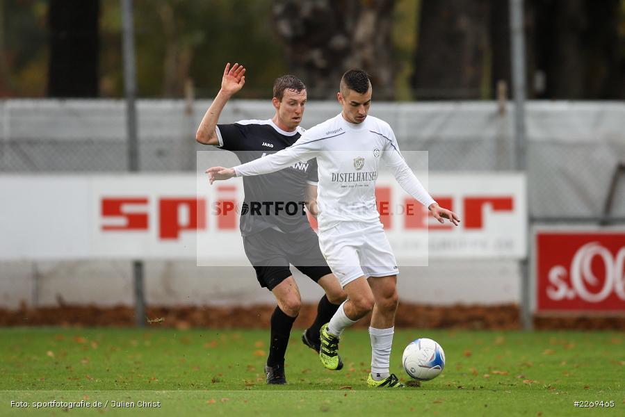 Sebastian Fries, Steffen Barthel, 02.11.2019, Bayernliga Nord, TSV Karlburg, Würzburger FV - Bild-ID: 2269465 Sebastian Fries, Steffen Barthel, 02.11.2019, Bayernliga Nord, TSV Karlburg, Würzburger FV - Bild-ID: 2269465