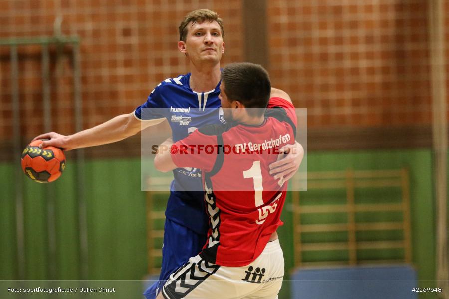 Leon Schättler, Daniel Mader, Bezirksliga Staffel Nord, 03.11.2019, TV Gerolzhofen, TSV Karlstadt - Bild-ID: 2269648 Leon Schättler, Daniel Mader, Bezirksliga Staffel Nord, 03.11.2019, TV Gerolzhofen, TSV Karlstadt - Bild-ID: 2269648
